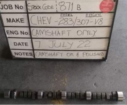 Chev Camshaft 283 V8 Stock Code 871B