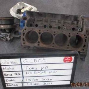 Ford 302 V8 Used Bare Block Stock Code GEB153