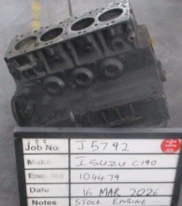 Isuzu C190 Used Sub Assy Stock Code J5792 Sub