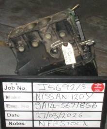 Nissan 120Y Used Sub Assy To Be Rebuild Stock Code J5692/S
