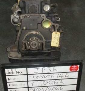 Toyota 14B Used Sub Assy To Be Rebuild Stock Code JP36