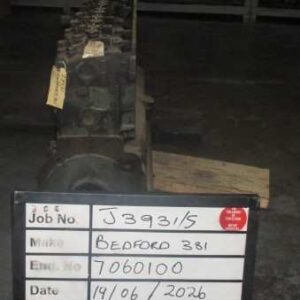 Bedford 381 Used Block & Head Stock Code J3931/S
