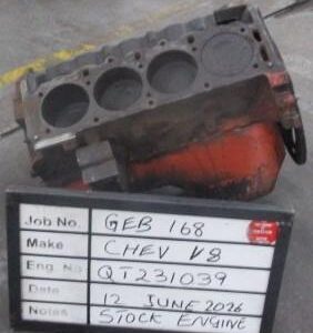 Chev V8 Used Sub Assy To be Reconed Stock Code GEB168